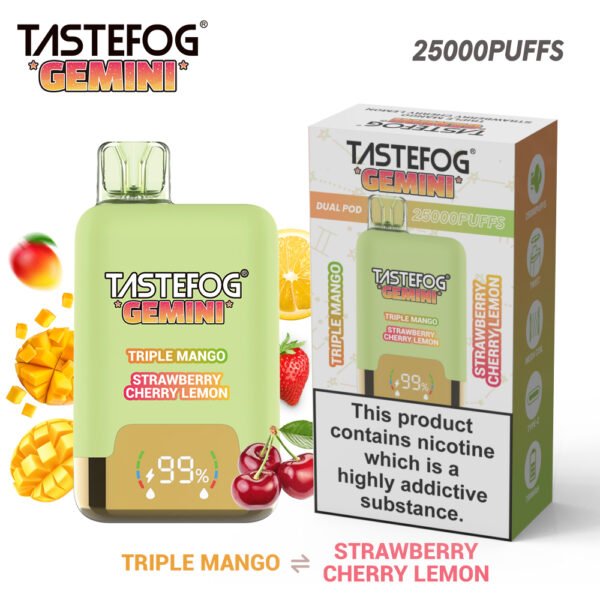 Triple Mango y Fresa Cereza Limón